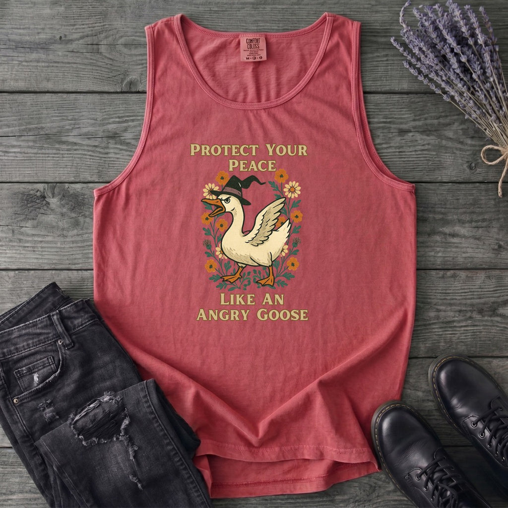 Protect Your Peace Like An Angry Goose Tank Top
