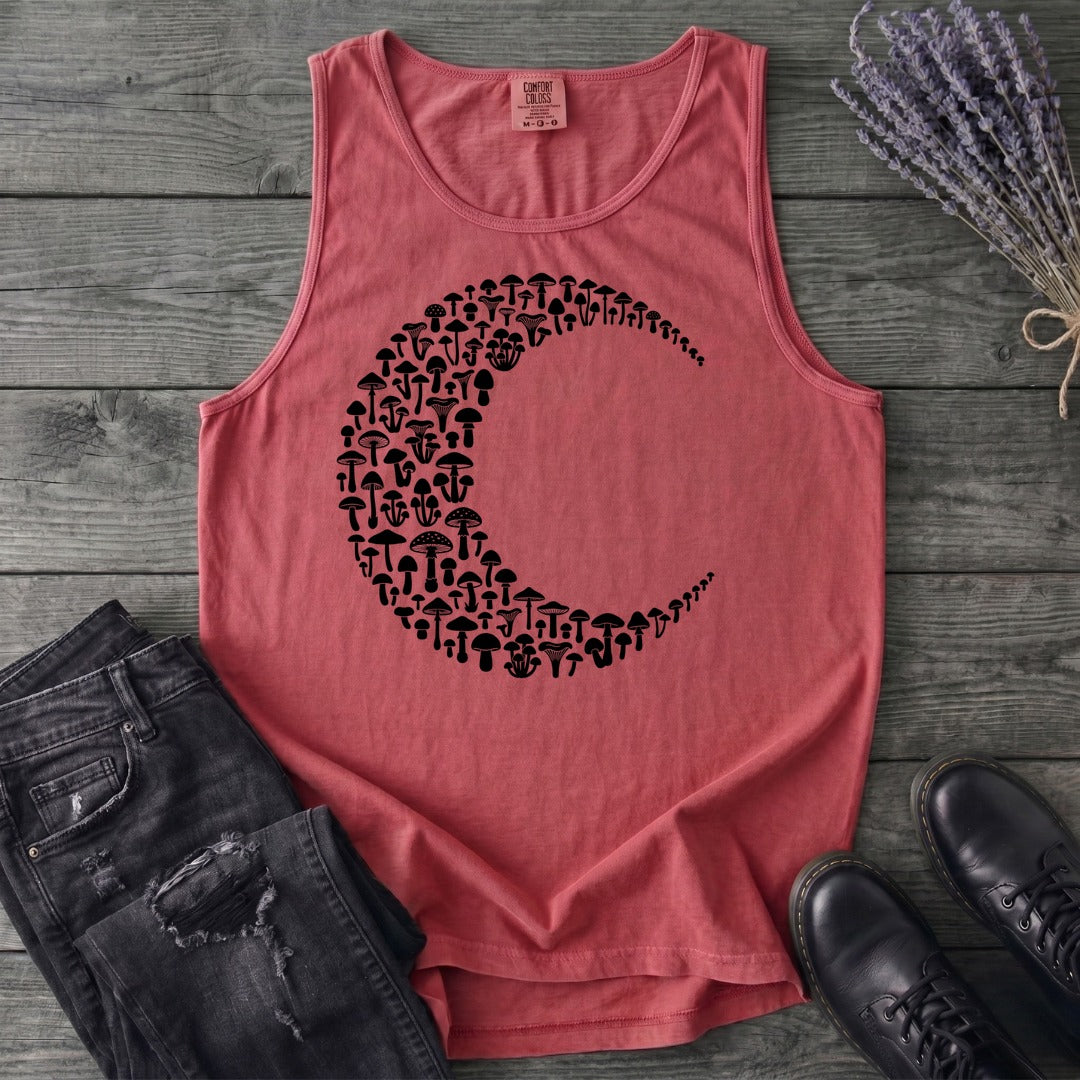moonlit mushrooms Tank Top