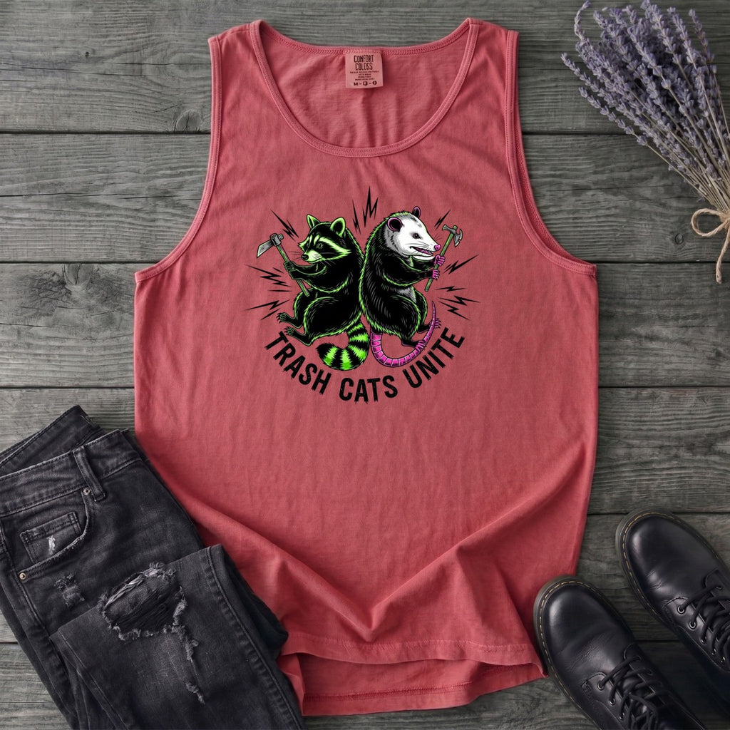 Trash Cats Unite Tank Top
