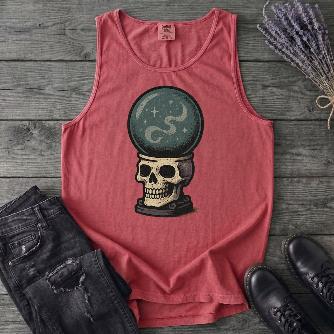 Crystal Ball Skull Tank Top