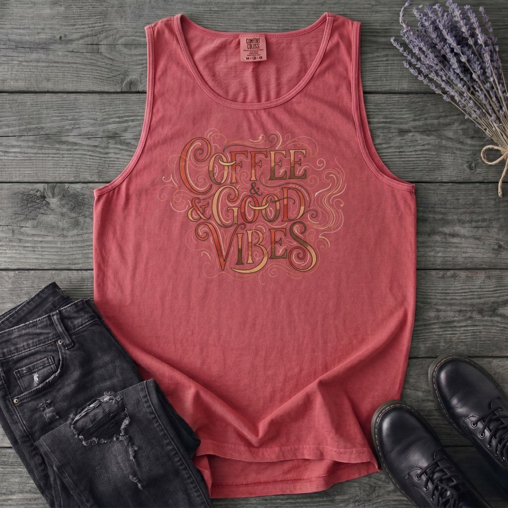 Coffee And Good Vibes Tank Top