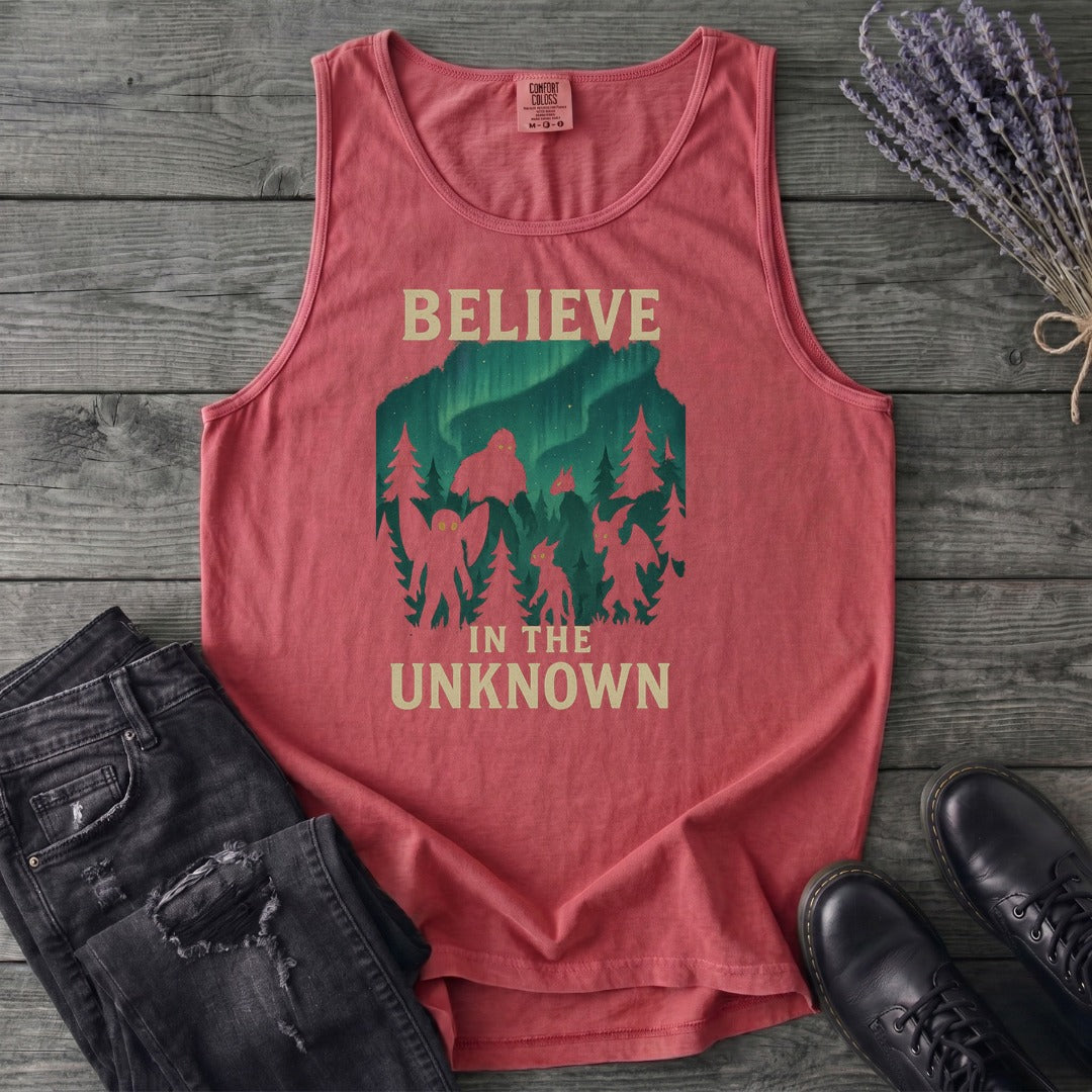 Believe In The Unknown Tank Top