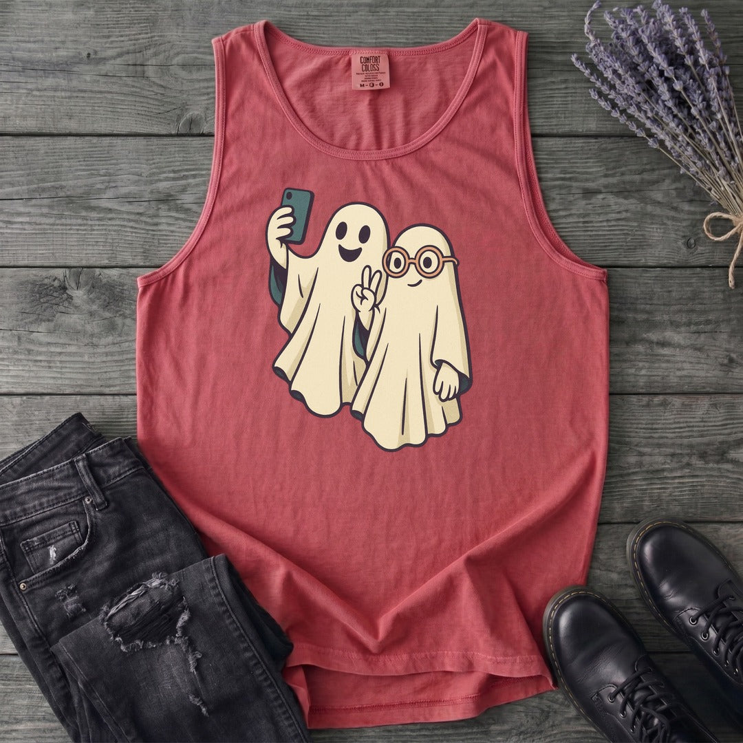 Selfie Ghosts Tank Top