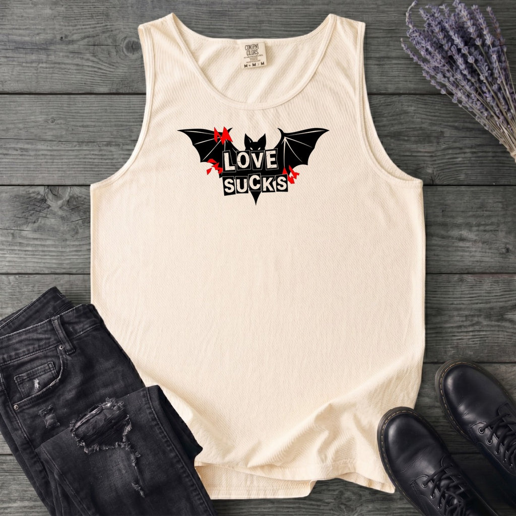 Love Sucks Punk Bat Tank Top