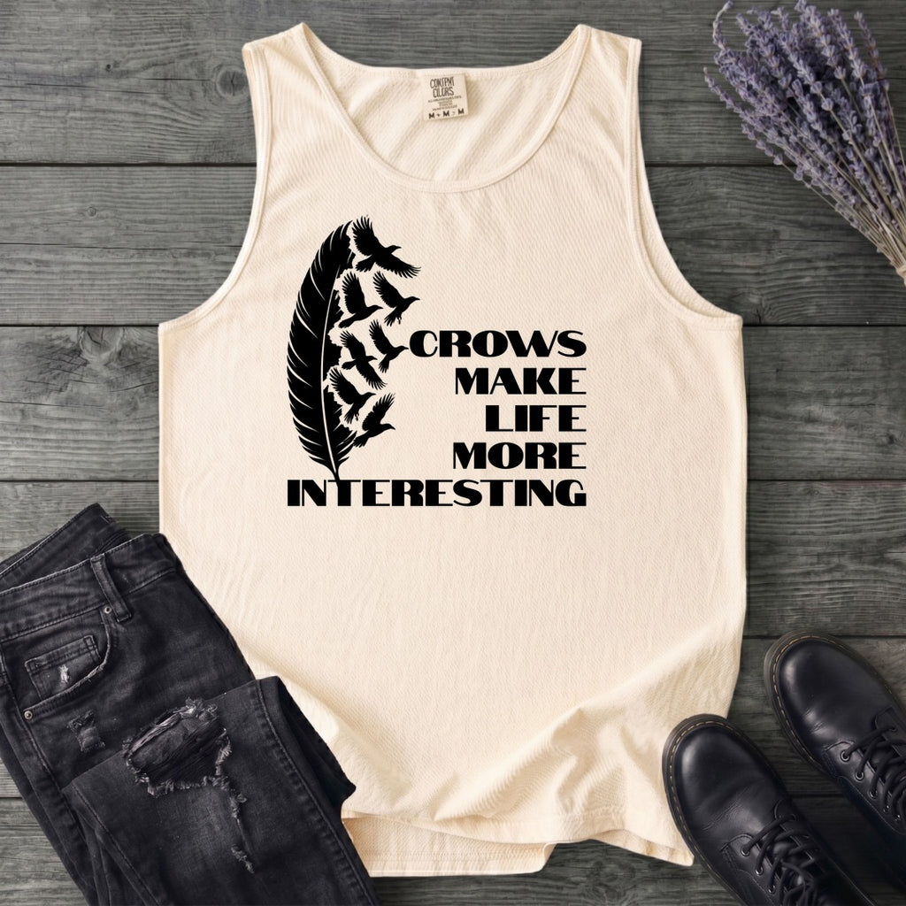 Crows Make Life More Interesting Tank Top