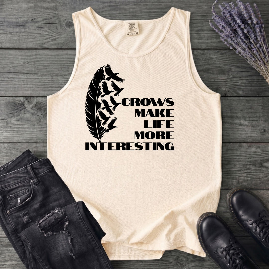 Crows Make Life More Interesting Tank Top