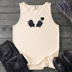 Cute Crow Couple Tank Top