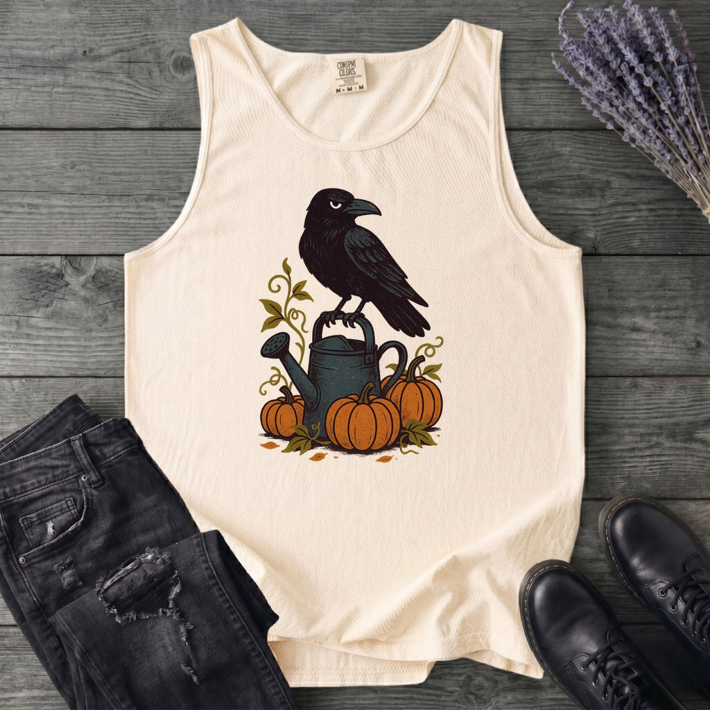 Raven Pumpkin Patch Tank Top