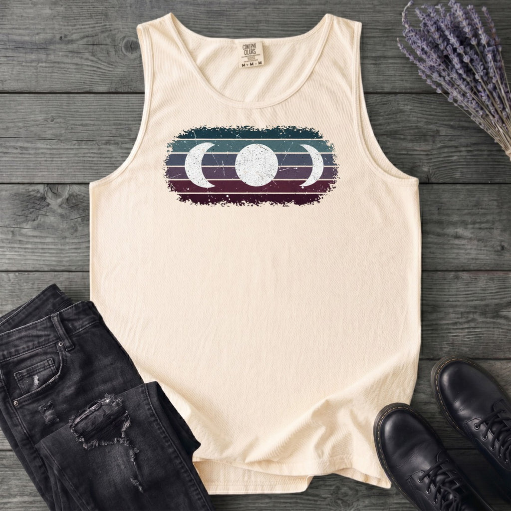 Grunge Moon Phase Trio Tank Top