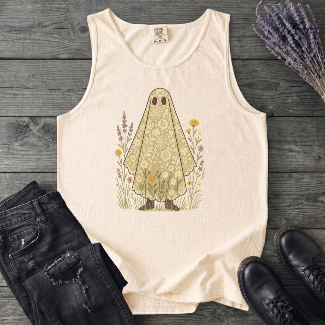 lace ghost Tank Top