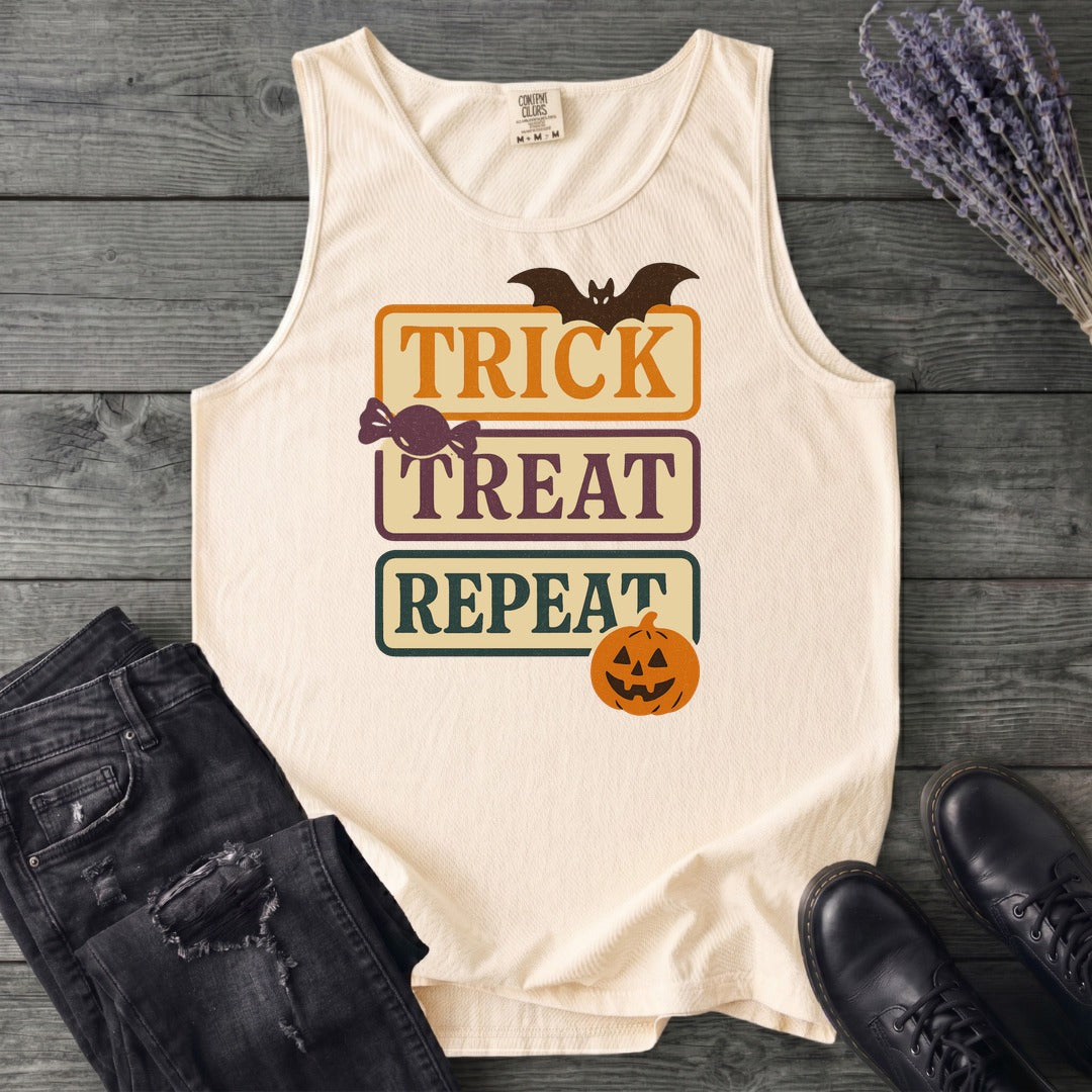Trick Treat Repeat Muted Tank Top