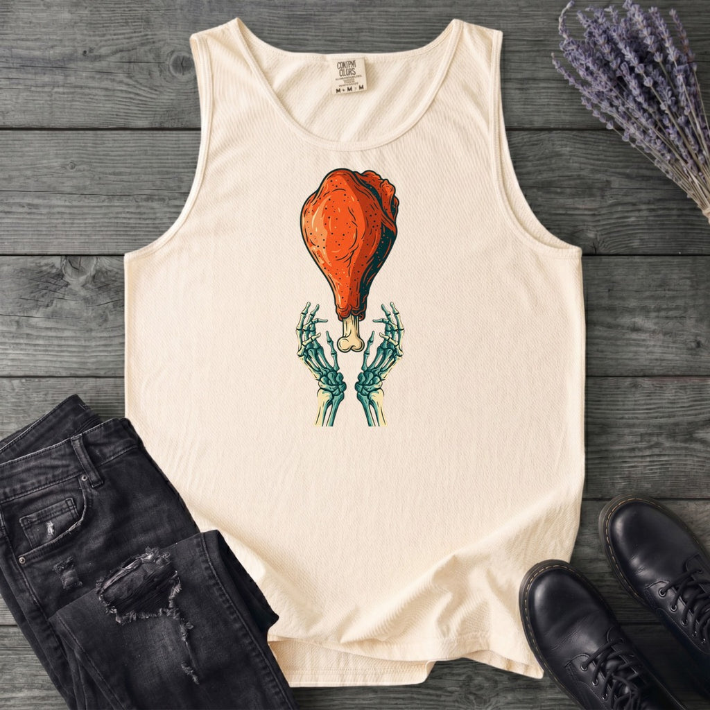 Skeleton Turkey Leg Tank Top