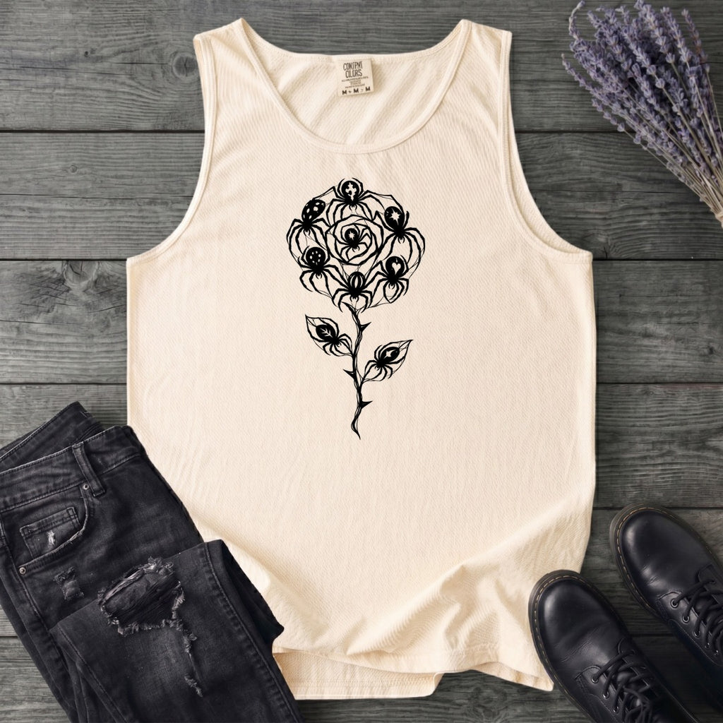 Spider Rose Tank Top