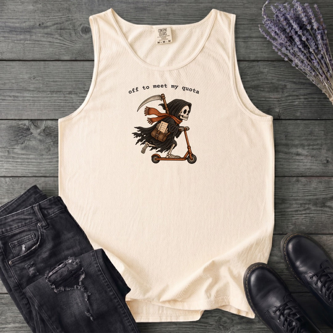 Off To Meet My Quota Tank Top
