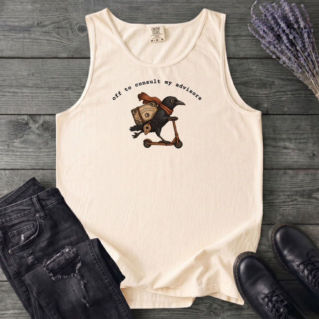 Off To Consult My Advisors Tank Top