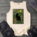 stained glass garden cat Tank Top