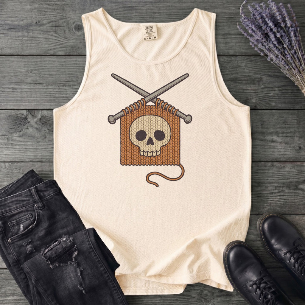 Knit Skull Tank Top