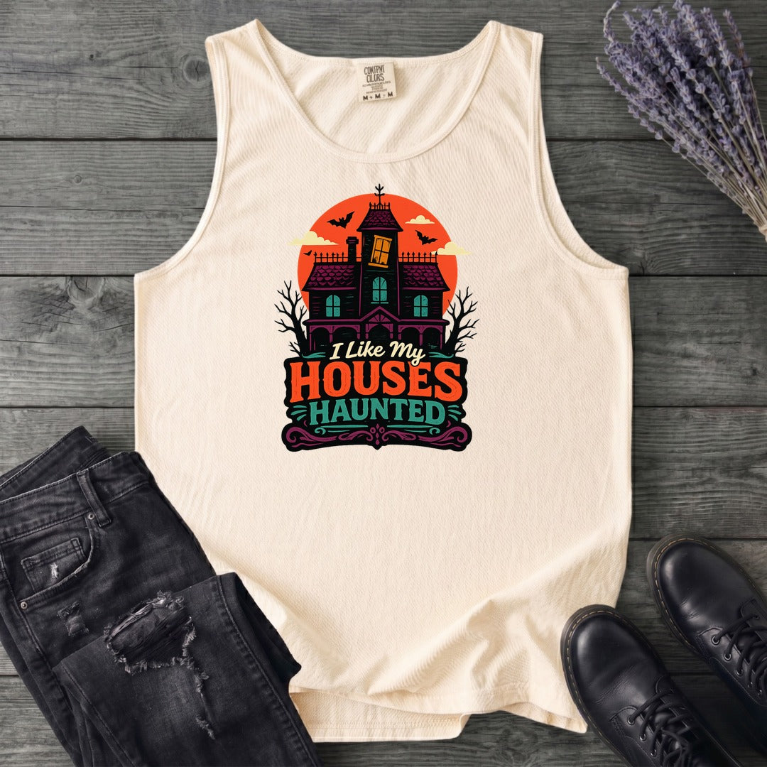 I Like My Houses Haunted Tank Top