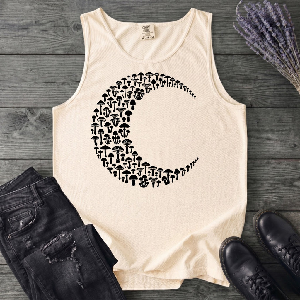moonlit mushrooms Tank Top