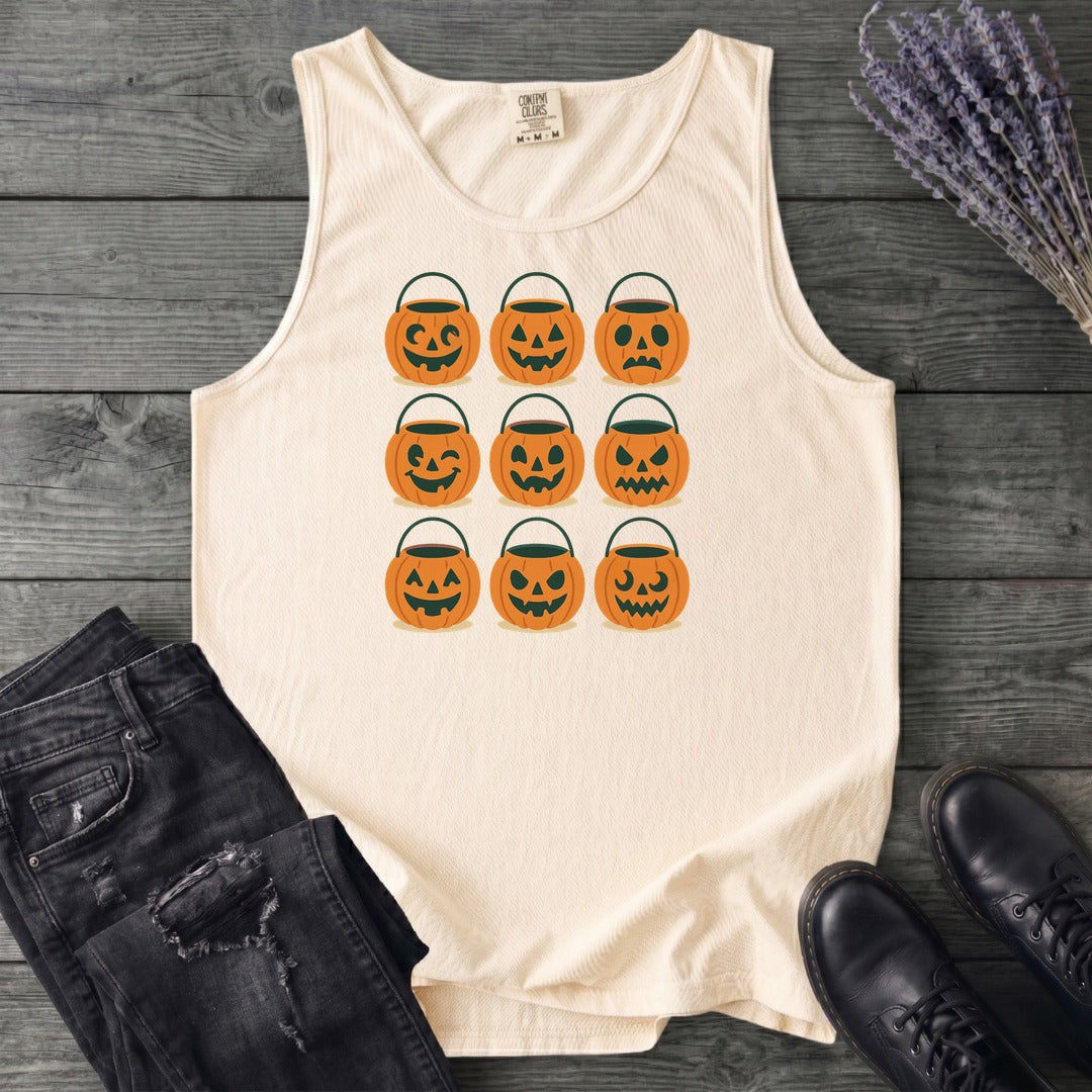 Bucket Grid Tank Top