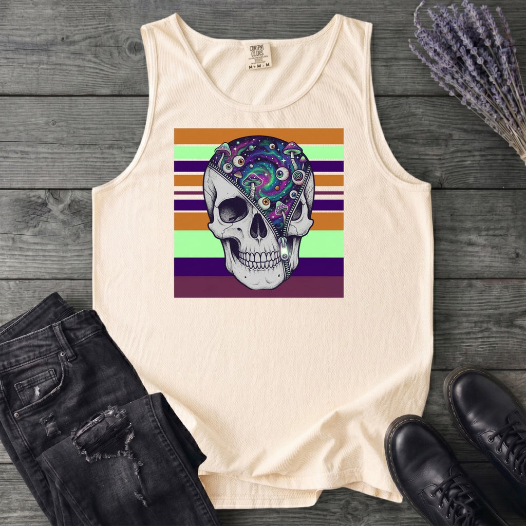 unzip your mind Tank Top