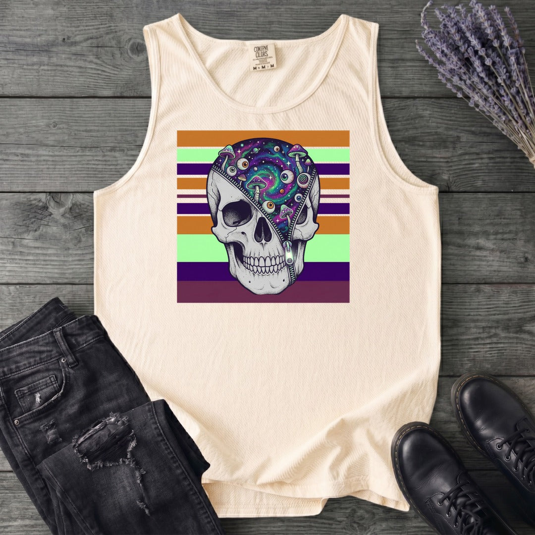 unzip your mind Tank Top