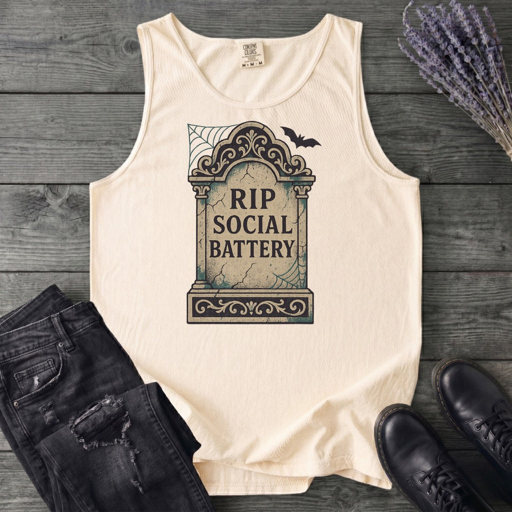 RIP Social Battery Tank Top