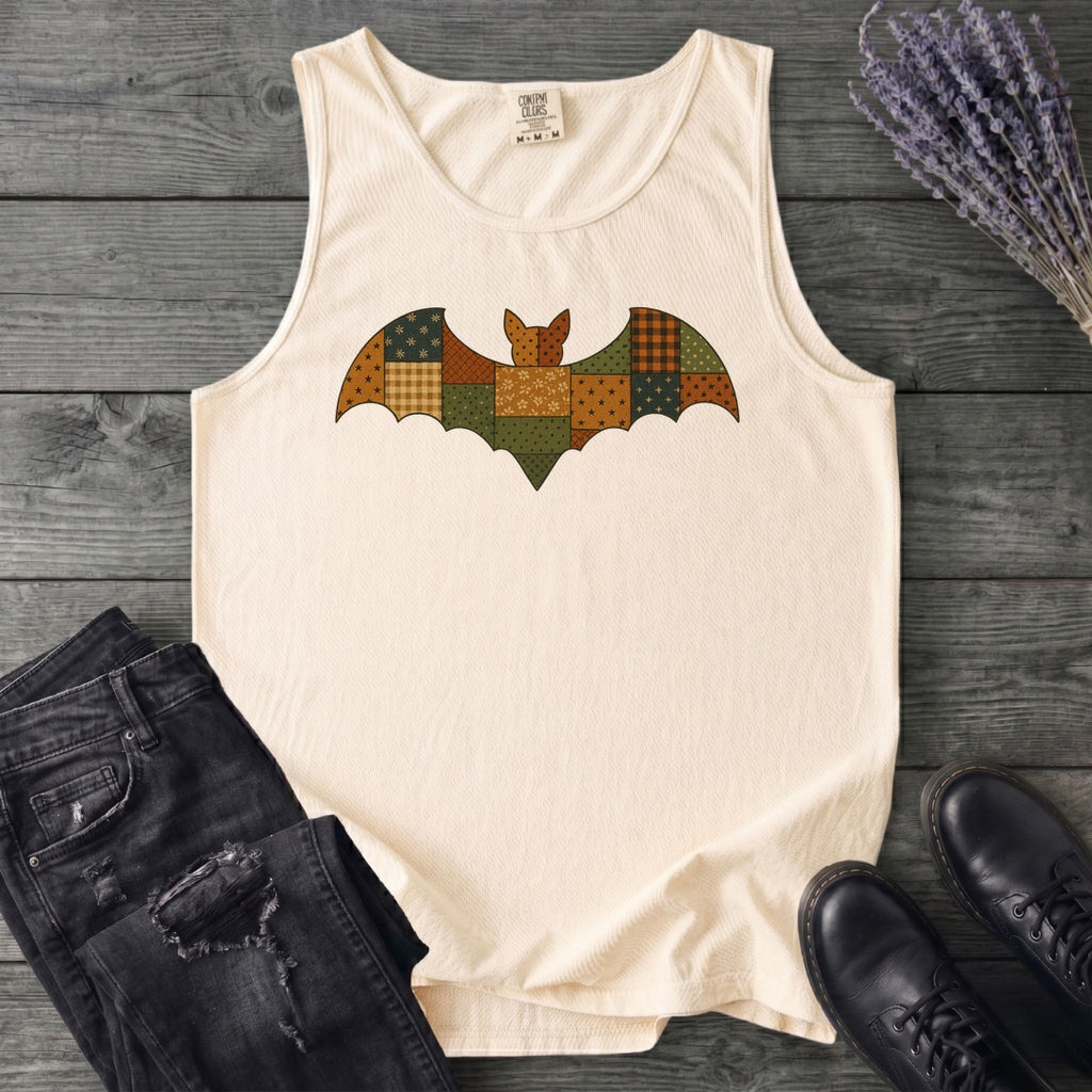 Patchwork Bat Tank Top