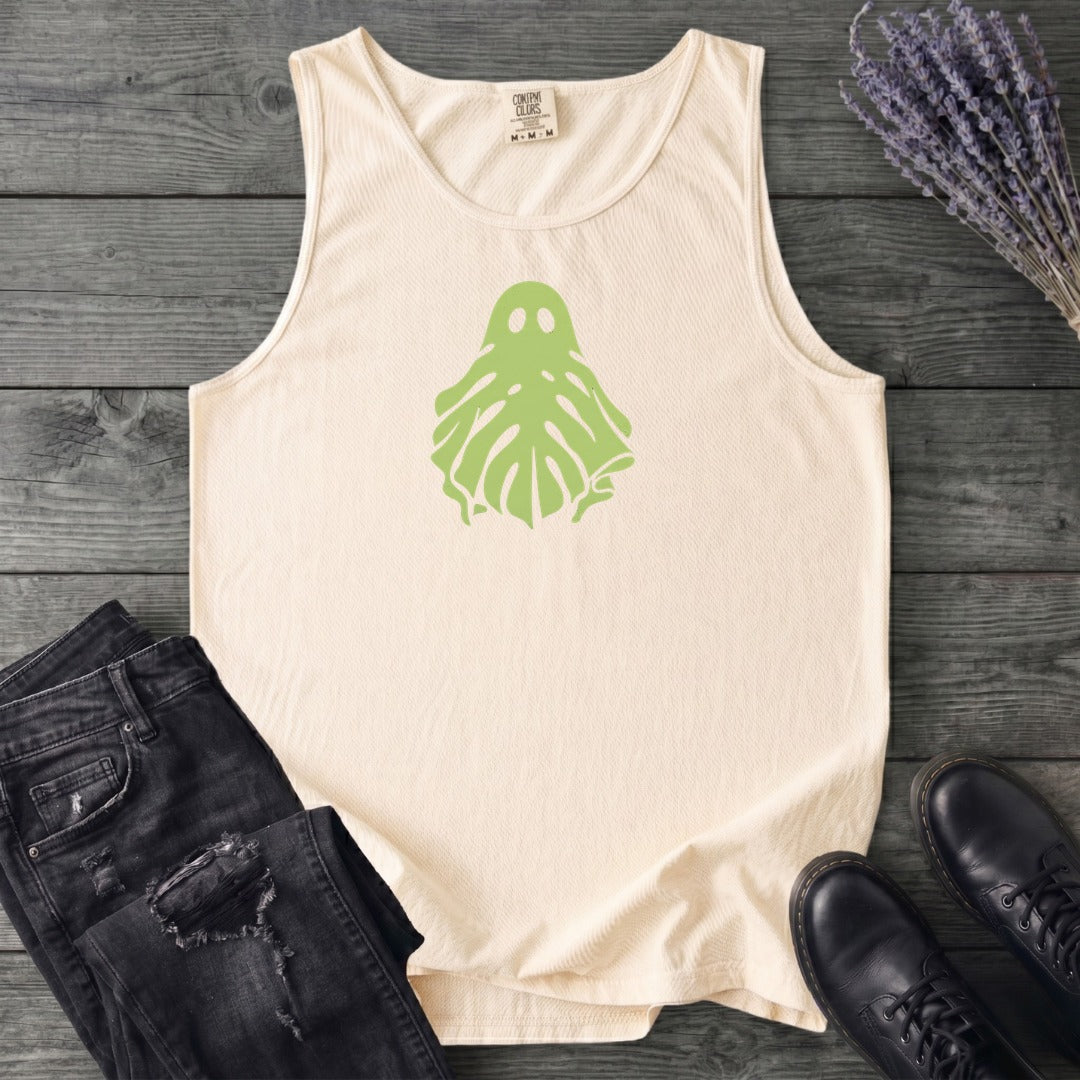Monstera Ghost Tank Top