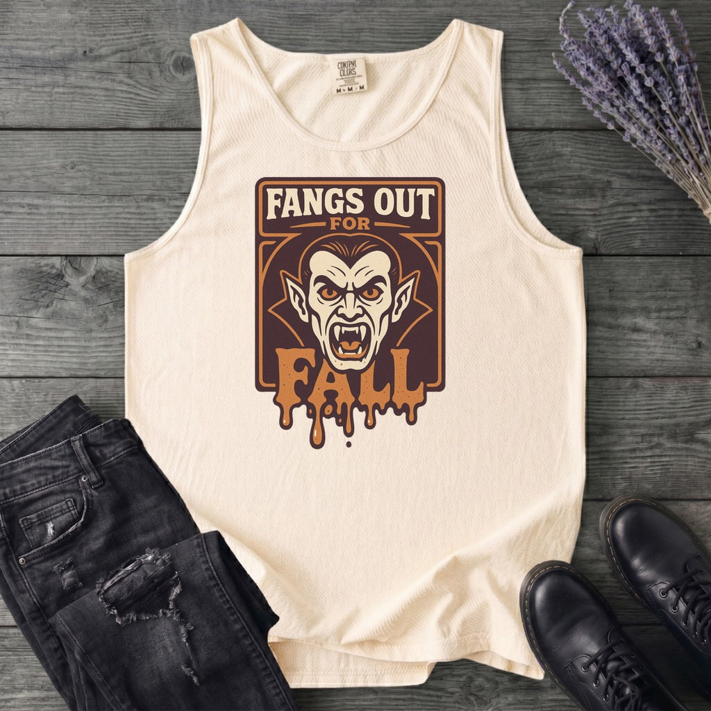 Fangs Out For Fall Tank Top