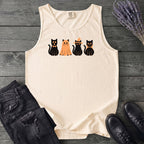 Black Cat Costume Party Tank Top