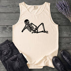 Lounging Skeleton Tank Top