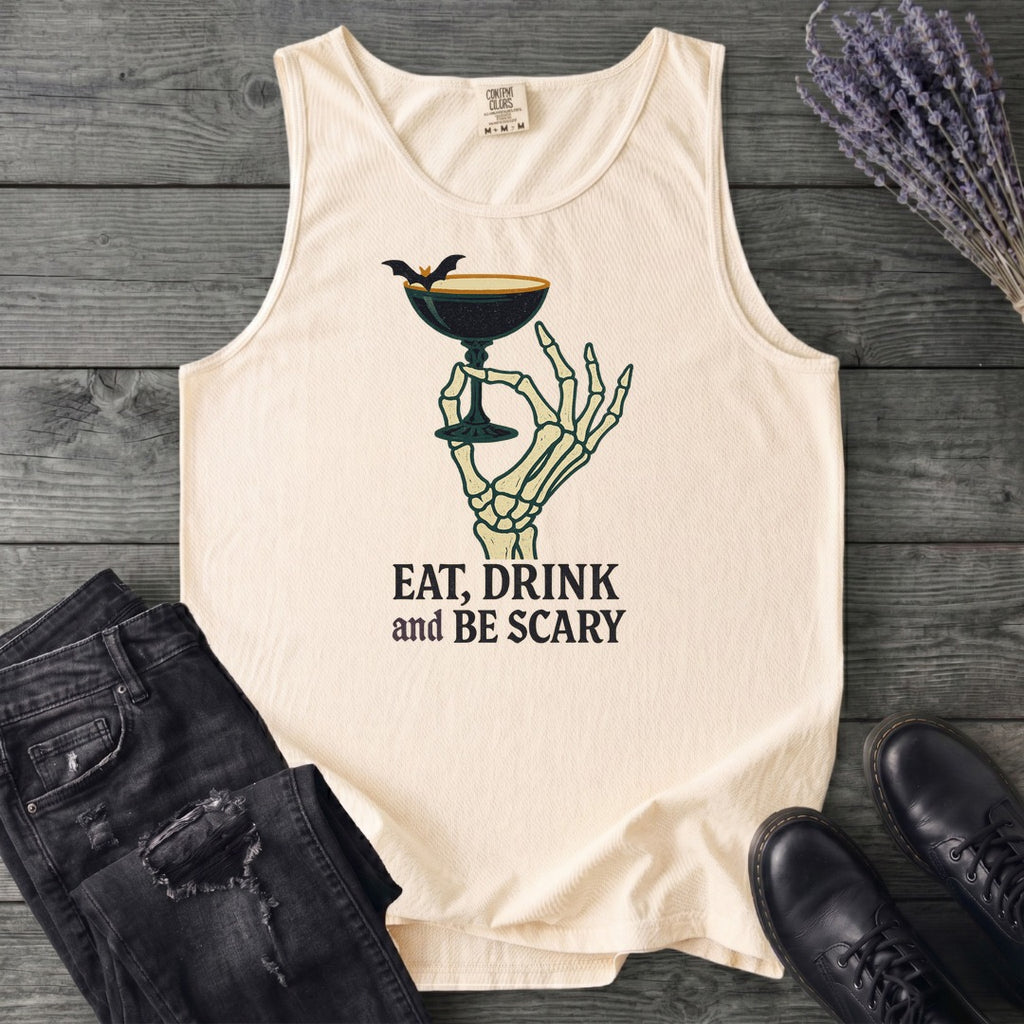 Eat Drink And Be Scary Tank Top