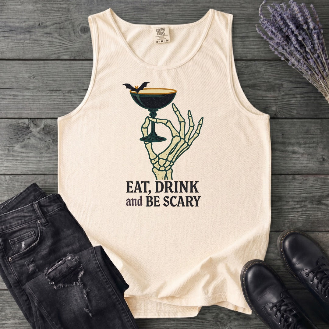 Eat Drink And Be Scary Tank Top