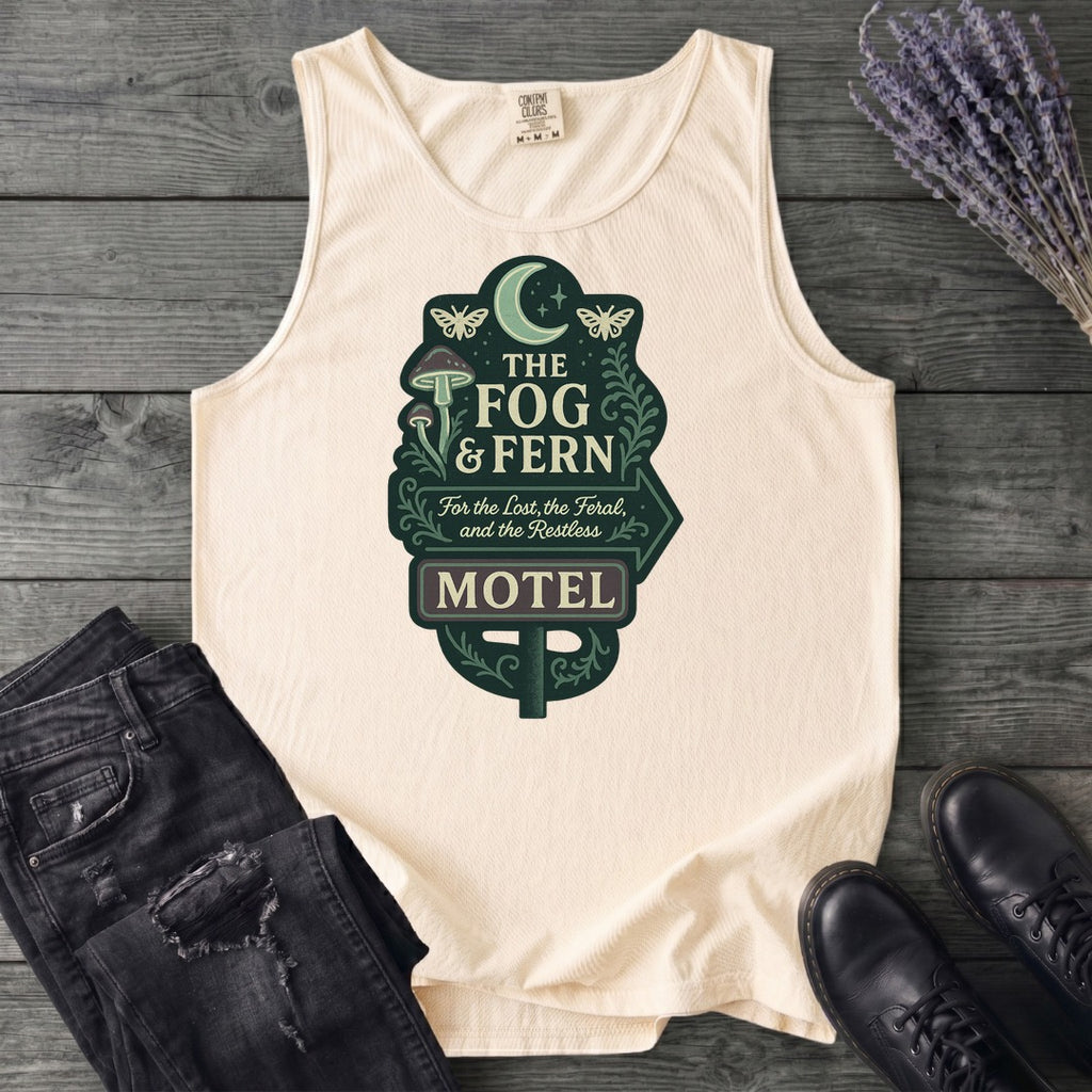 The Fog And Fern Motel Tank Top