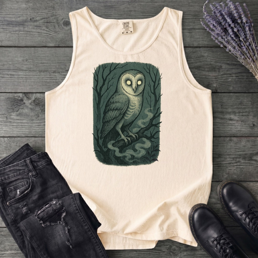 Woodland Spirits Owl Tank Top