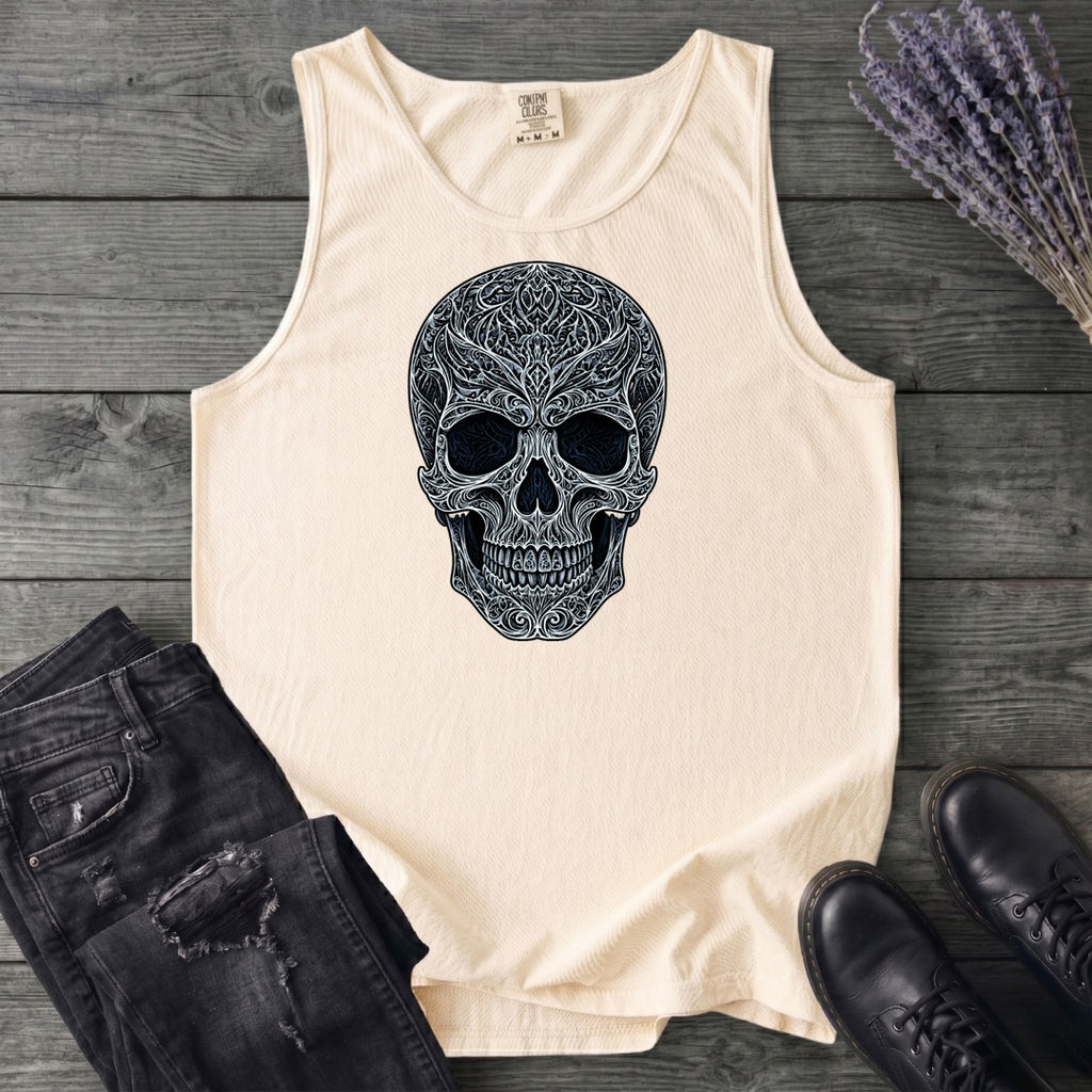 Filigree Skull Tank Top