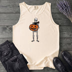Skeleton Jack O Lantern Tank Top