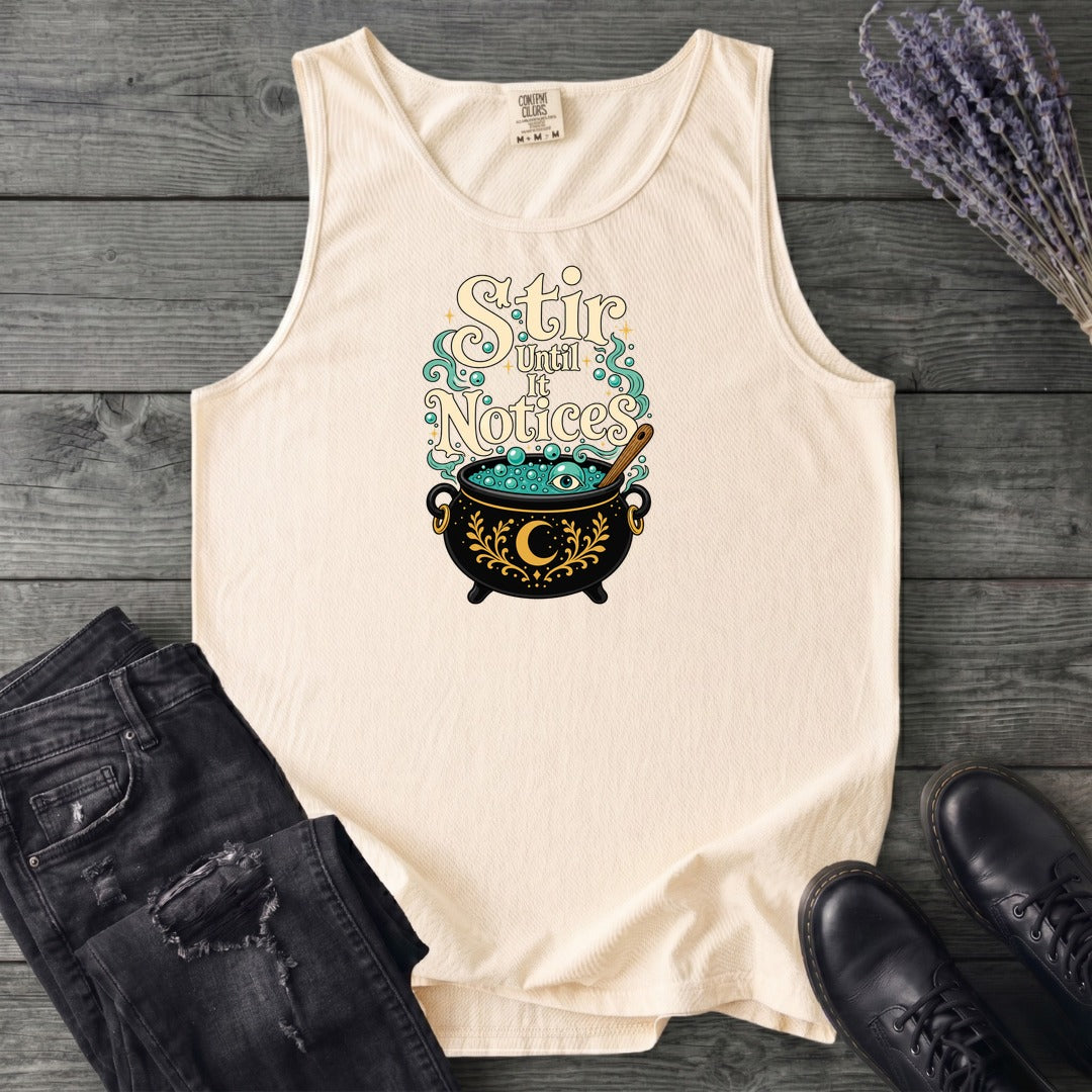 Stir Until It Notices Tank Top