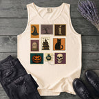Halloween Stamps Collage Tank Top