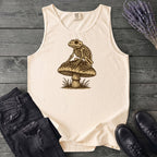 Frog Skeleton Mushroom Tank Top