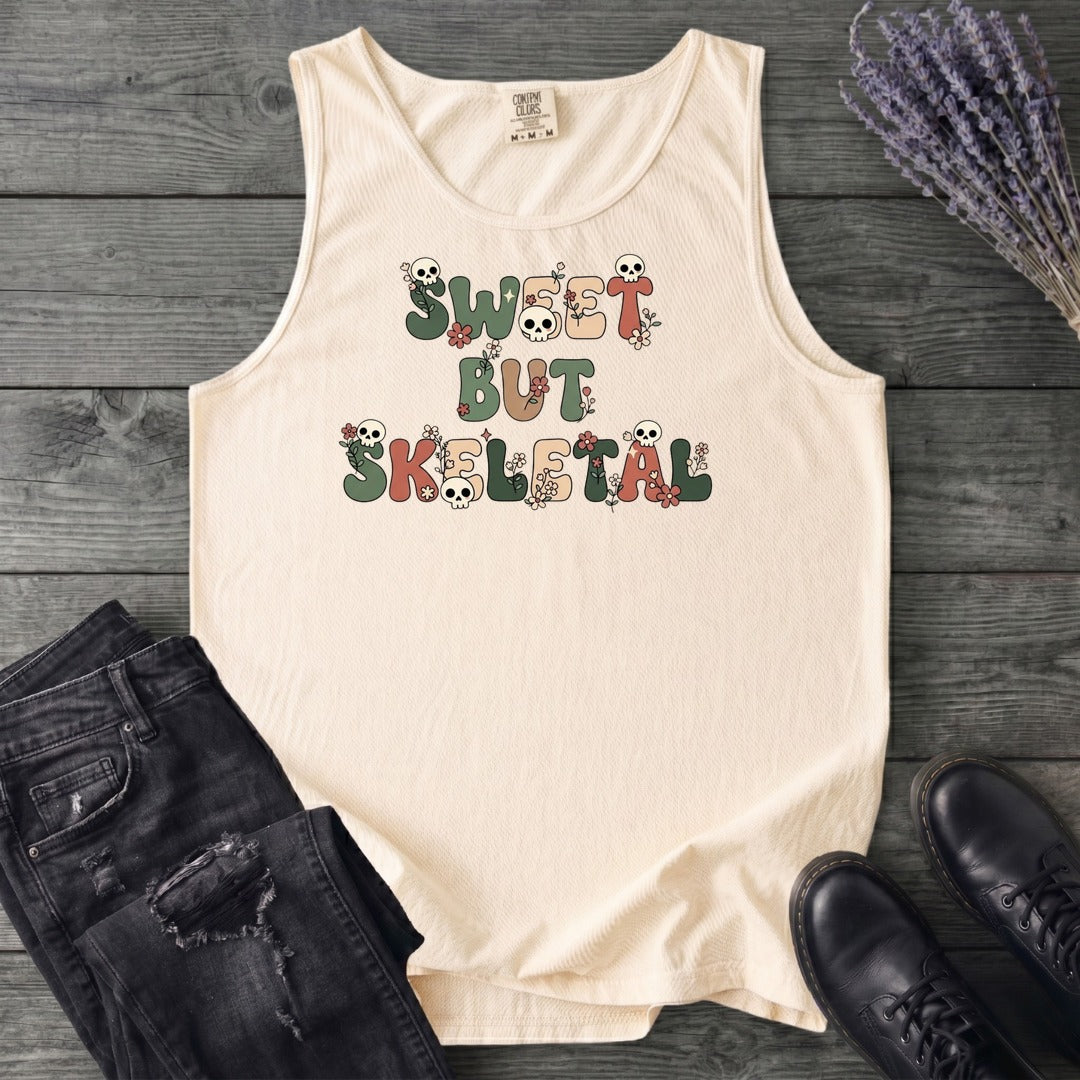 Sweet But Skeletal Tank Top