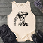 Cowboy Hat Skeleton Tank Top