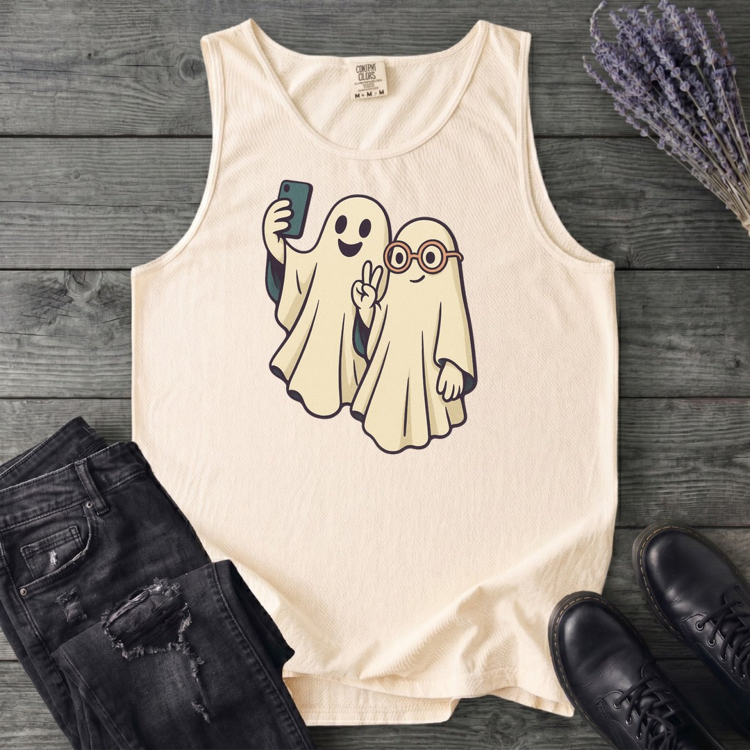 Selfie Ghosts Tank Top