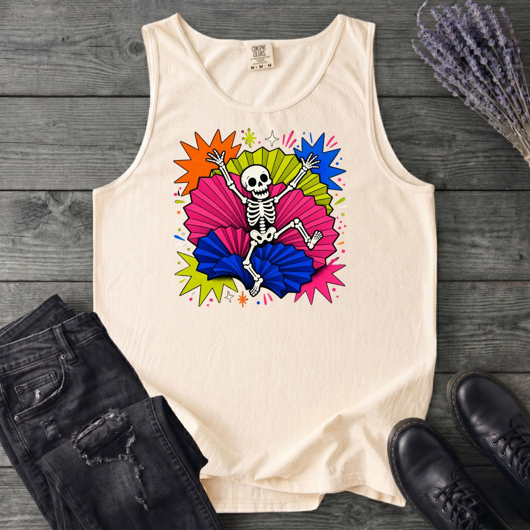 Festive Skeleton Tank Top