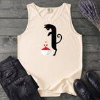 Black Cat And Cranberries Tank Top