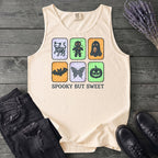 Spooky But Sweet Grid Tank Top