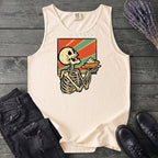 Skeleton Pumpkin Pie Grunge Tank Top