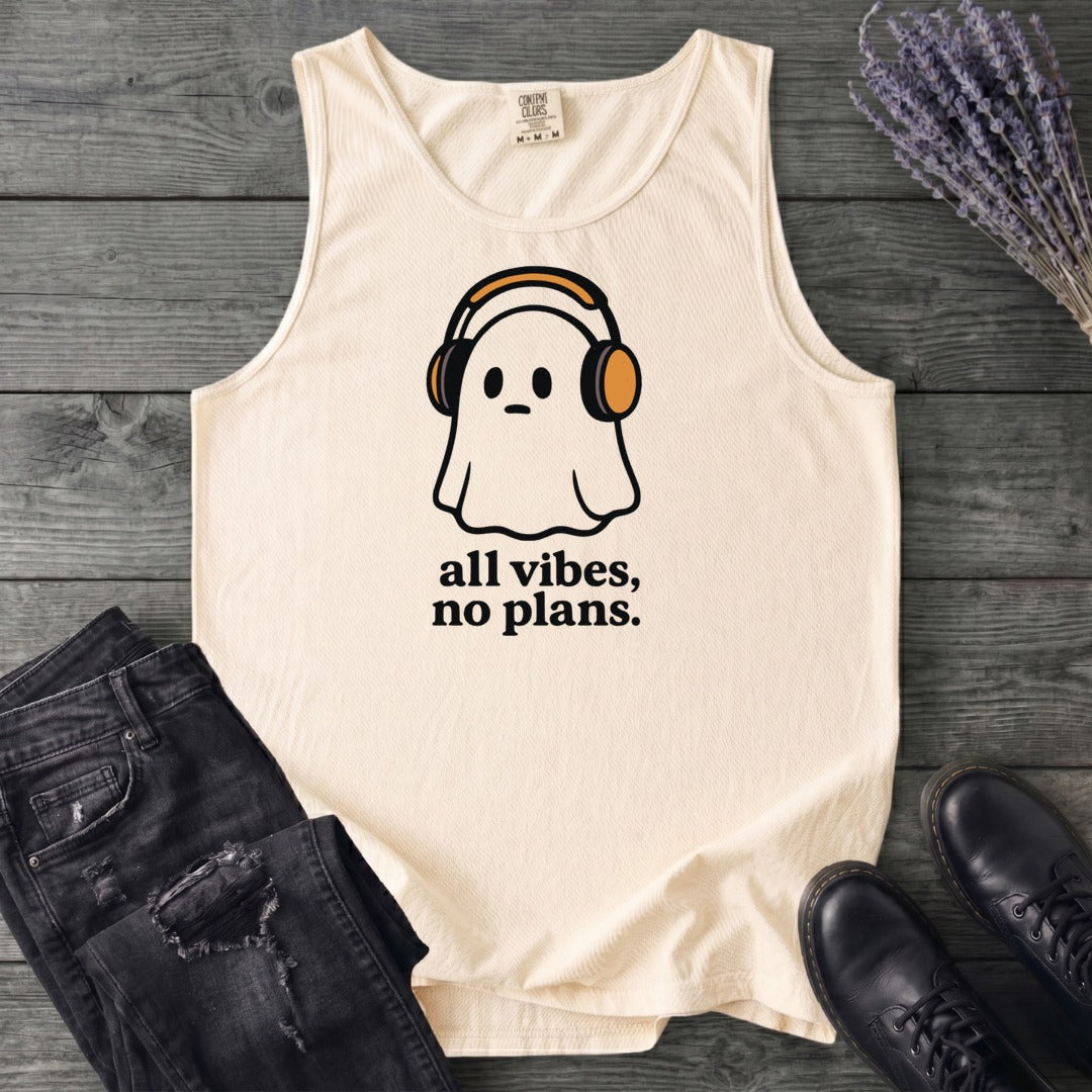 all vibes no plans Tank Top