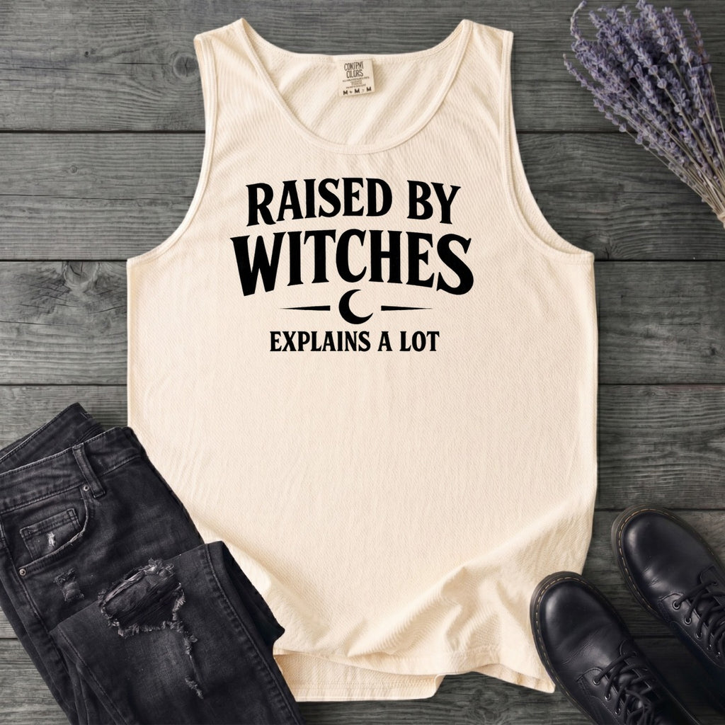 raised by witches Tank Top